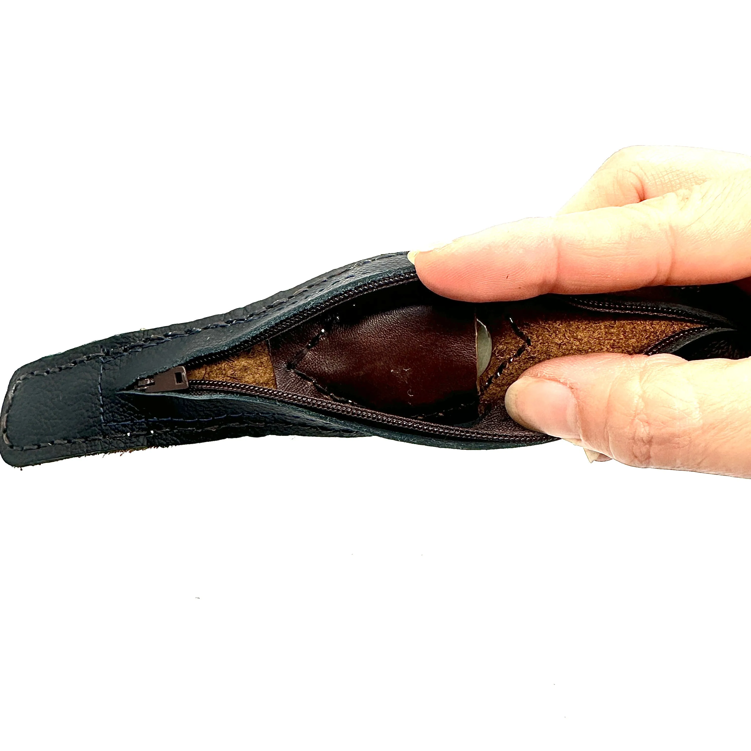 Handmade genuine leather wallet bracelets/ cuffs with gemstone (6 pack/ $17 ea.)