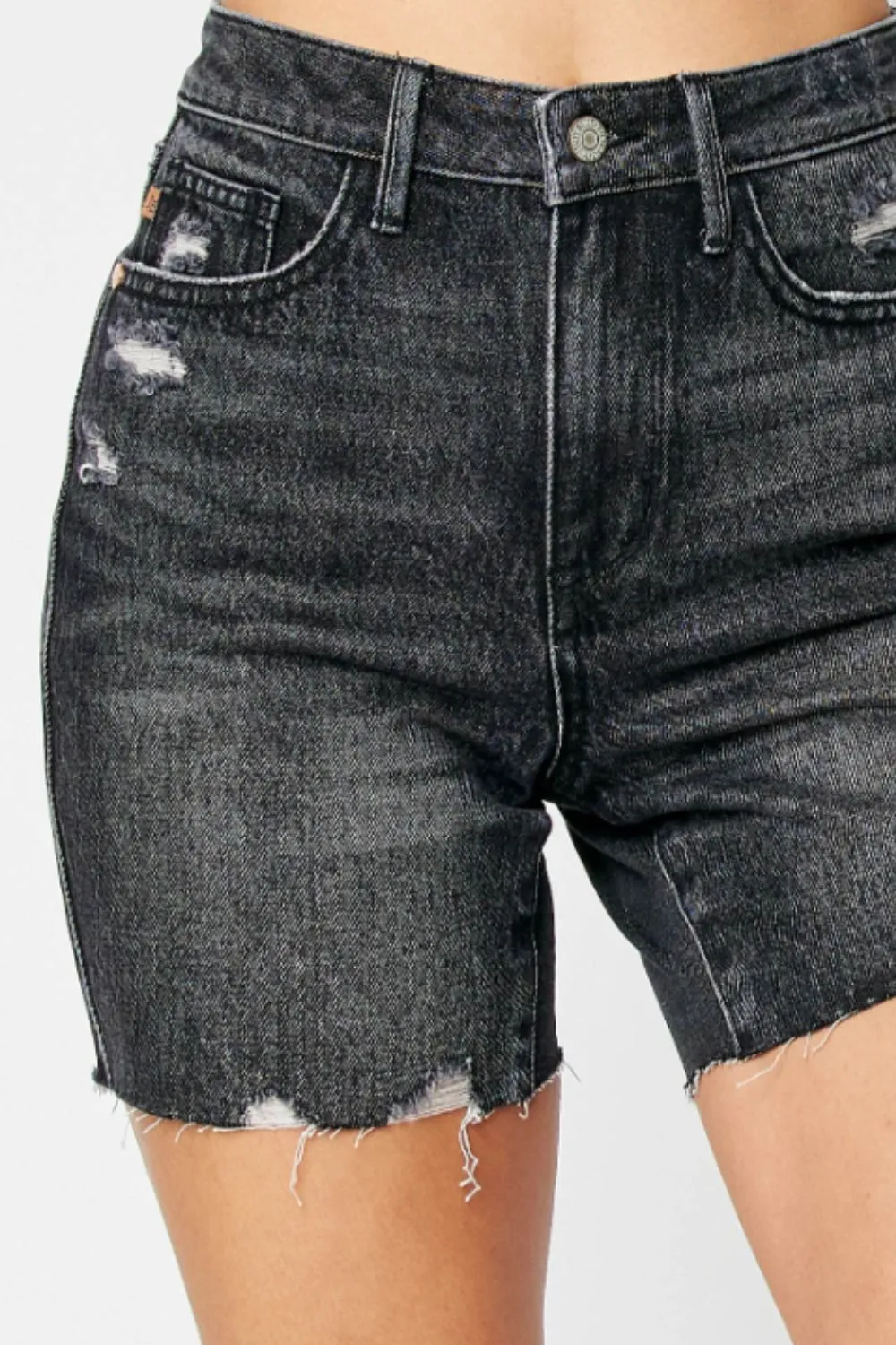 Hazel Blues® |  Judy Blue High Waist Tummy Control Denim Shorts