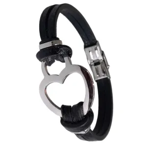 Heart Leather Bracelet