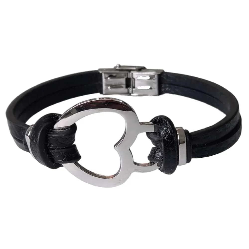 Heart Leather Bracelet