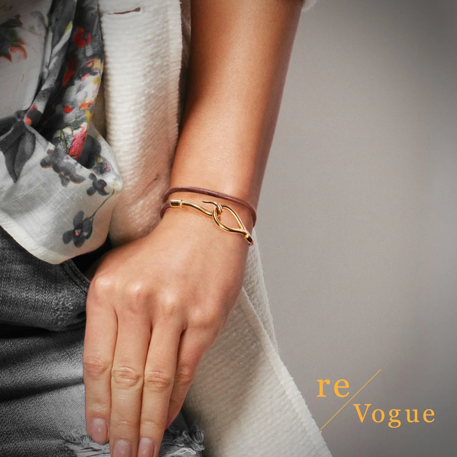 Hermes Jumbo Hook Bracelet