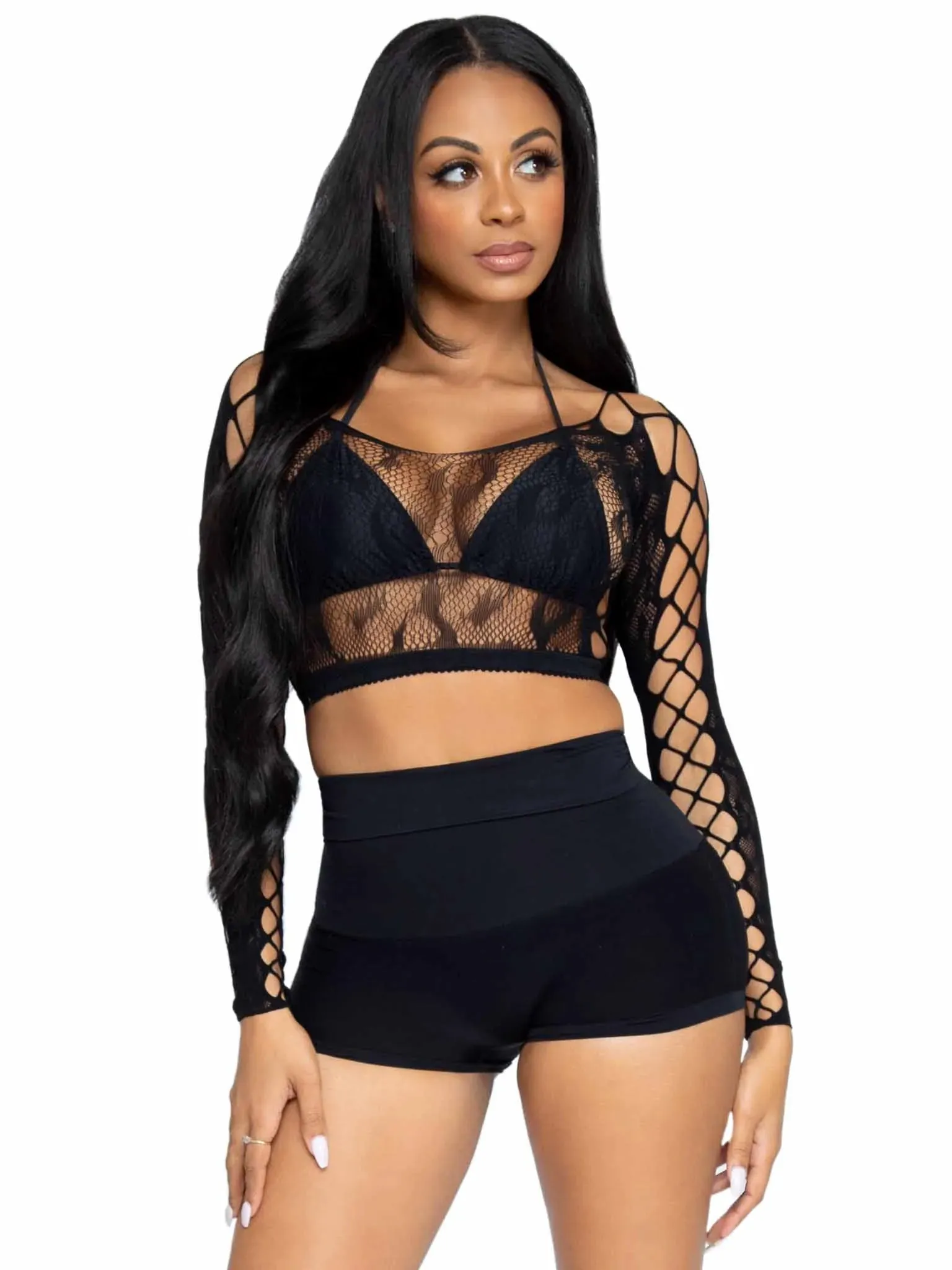 High Waist Shapewear Boyshorts Black