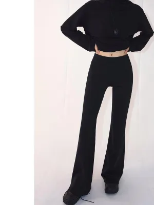 High-Waisted Flare Pants