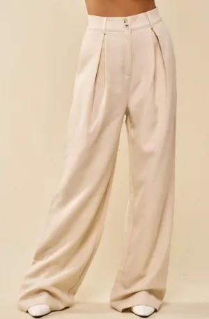 High Waisted Flare Trousers