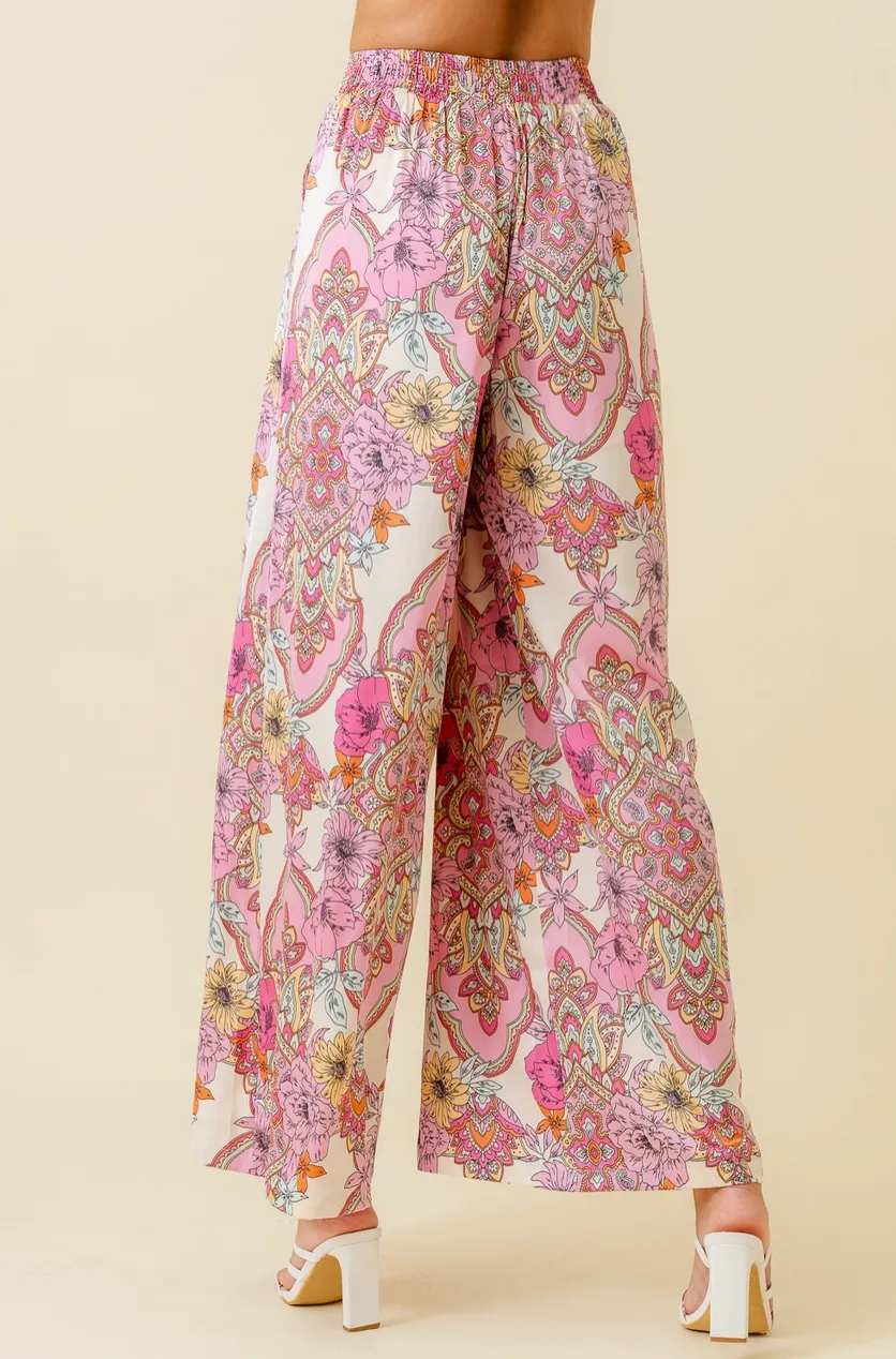 High Waisted Flowy Pants