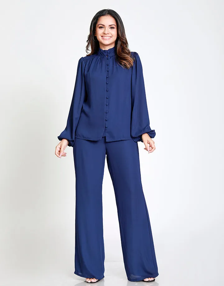 High Waisted Georgette Pant