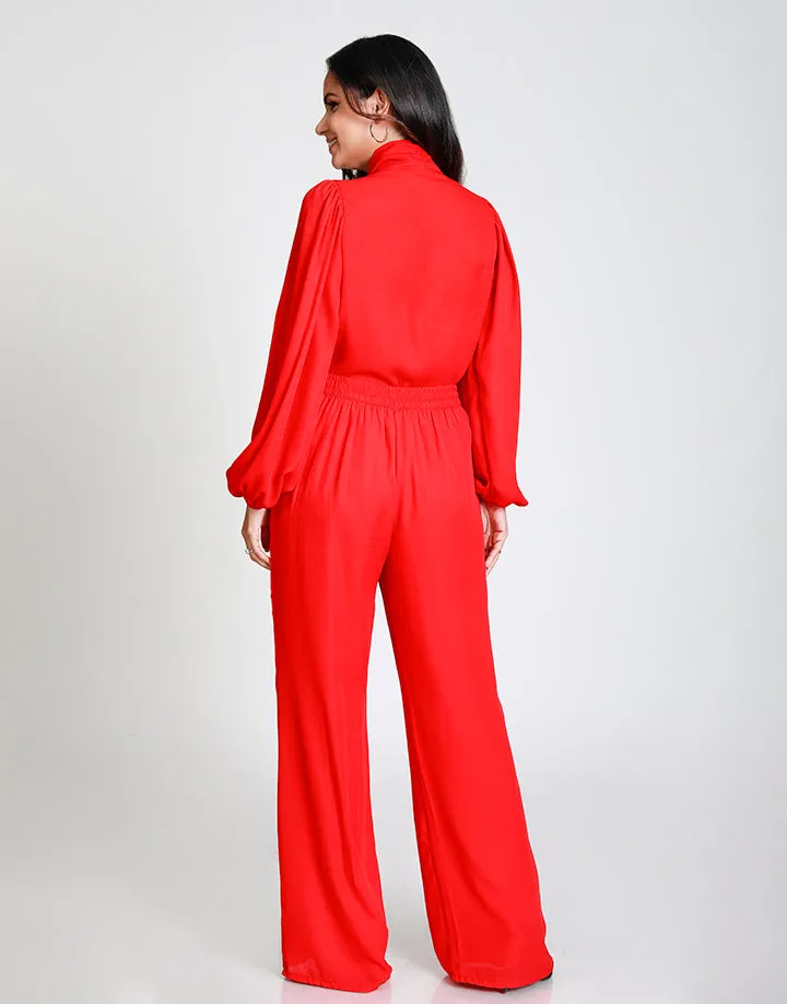 High Waisted Georgette Pant