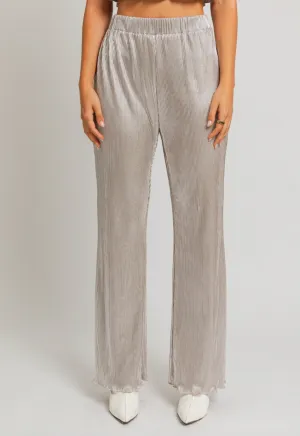 High Waisted Lettuce Hem Pants