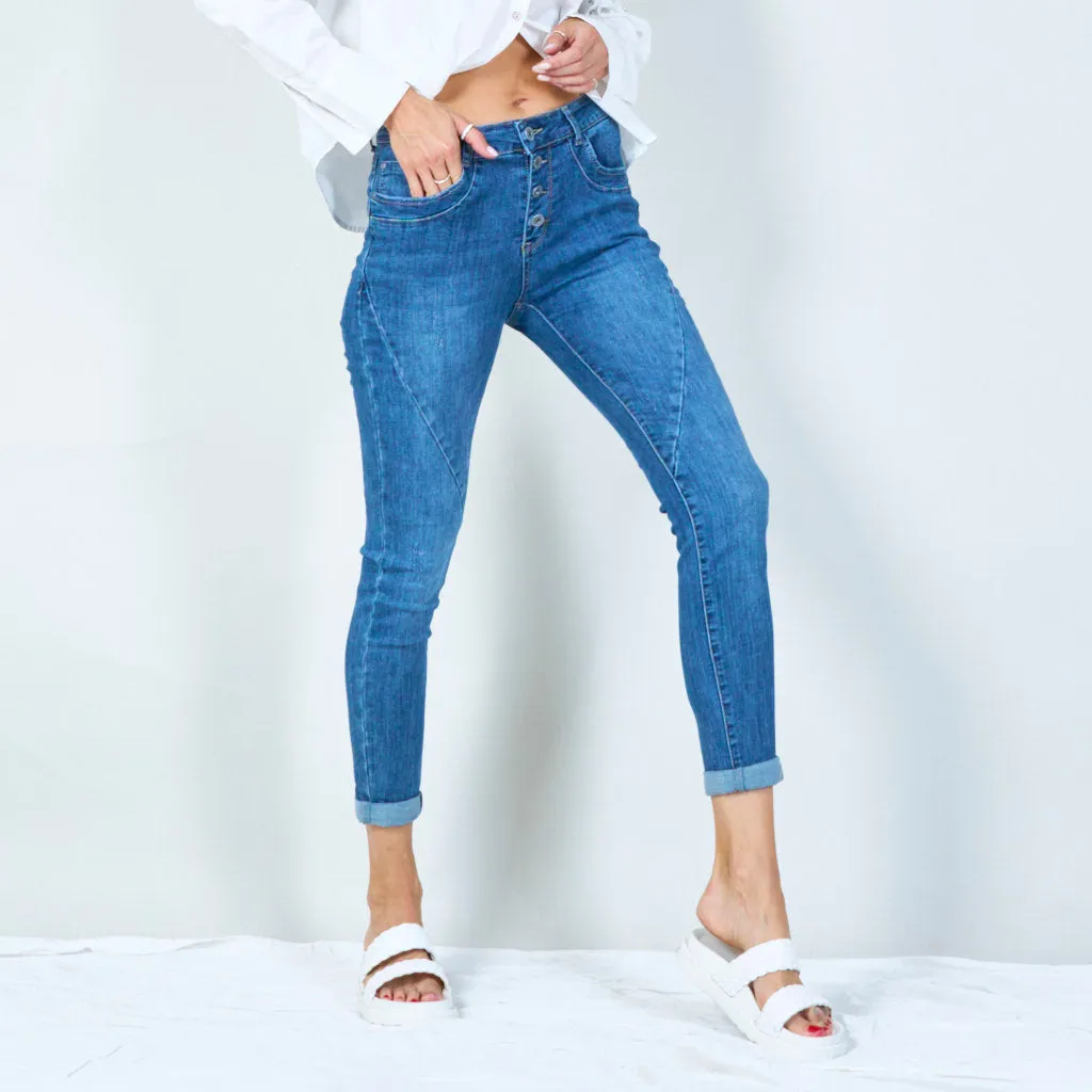 High-Waisted Skinny Jeans