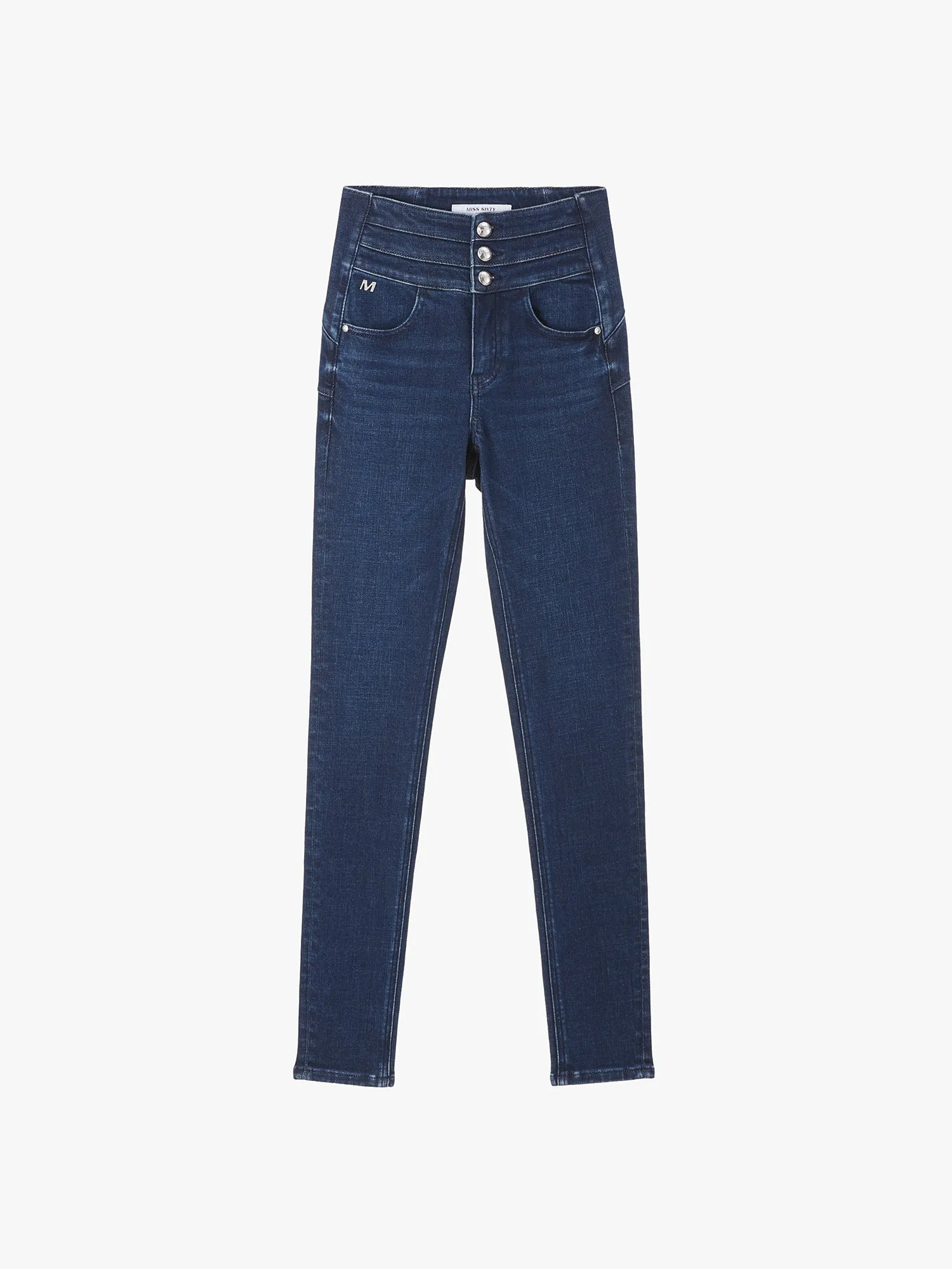 High Waisted Slim Fit Jeans