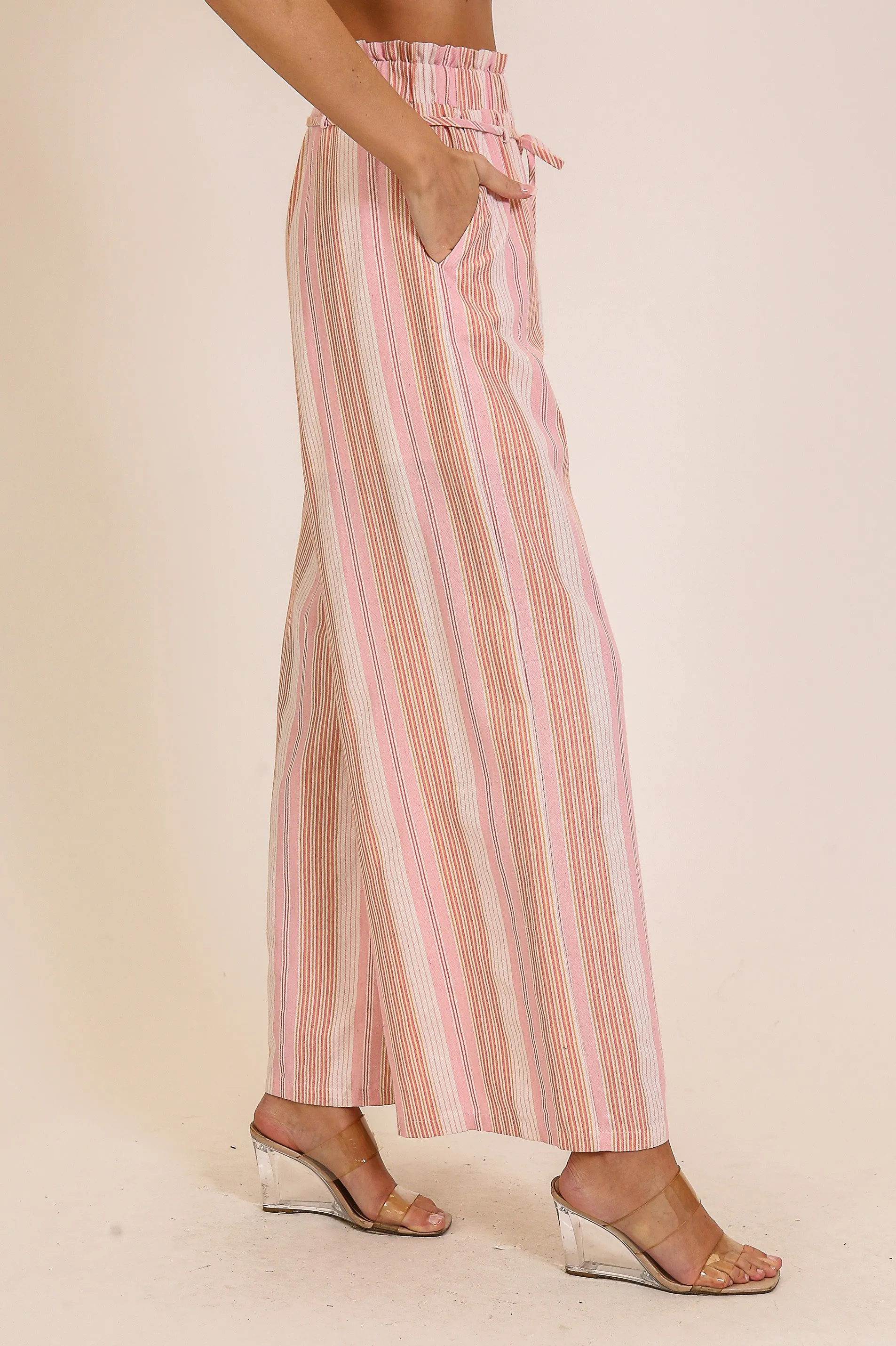 High Waisted Striped Pants