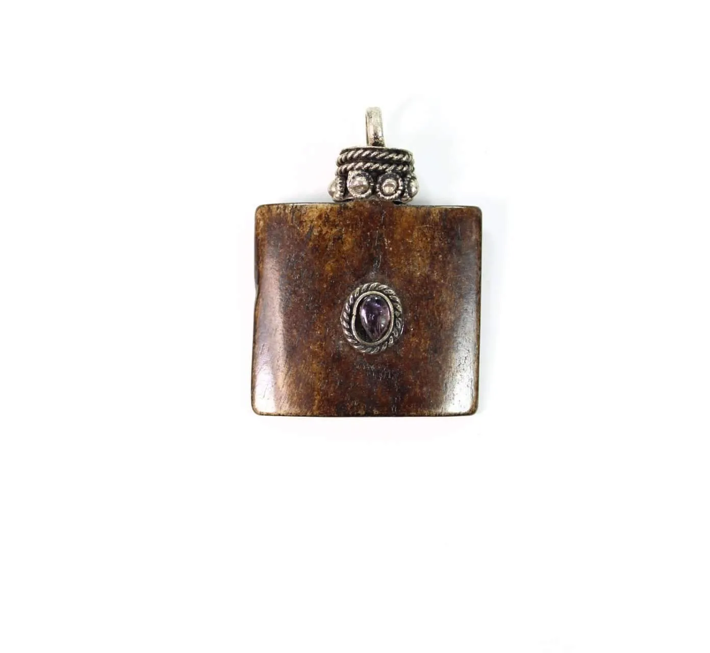 Horn & Stone Tribal Pendant Necklace