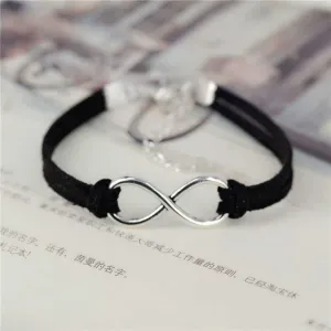 Infinity Leather bracelets Jewelry Women