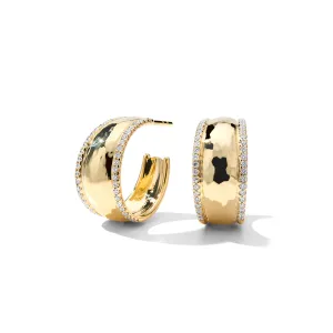 IPPOLITA Stardust 18K Yellow Gold Goddess Diamond Hoop Earrings
