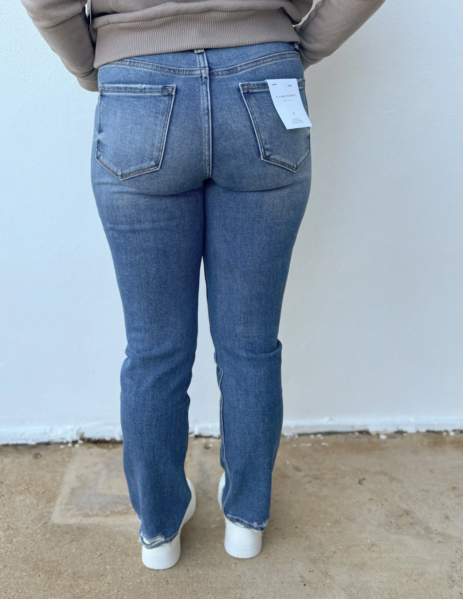 It Girl High Rise Slim Straight Jeans