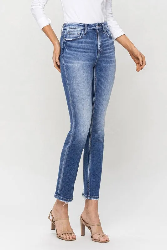 It Girl High Rise Slim Straight Jeans