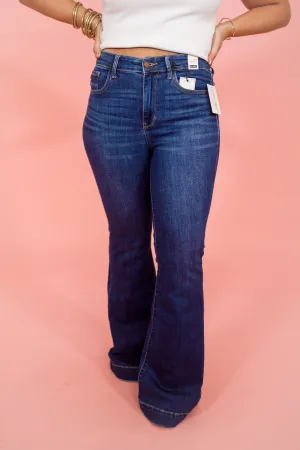 JB High Waisted Flare Jeans, REG   CURVY
