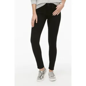 J.Crew Women's $90 8&quot; Rise Black Skinny Jeans Signature Stretch Size 24 J5498
