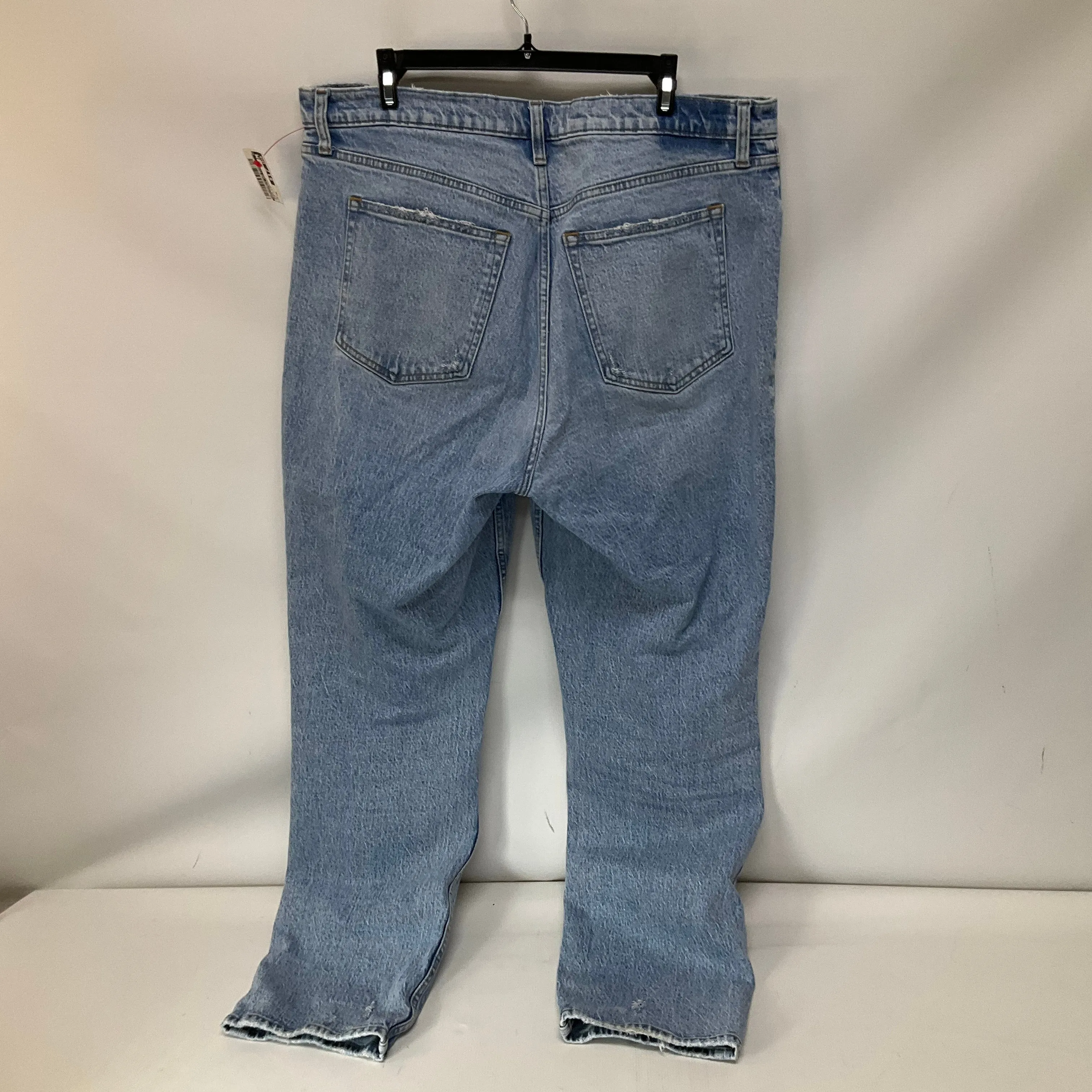 Jeans Straight By Abercrombie And Fitch In Blue Denim, Size: 16l