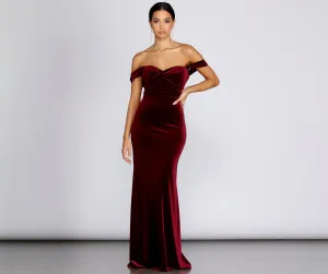 Jenisa Formal Off Charming The Shoulder Dress
