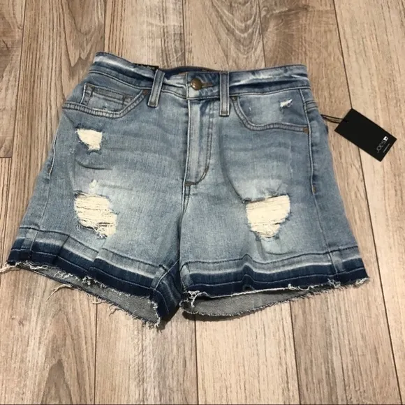 Joes distressed denim shorts