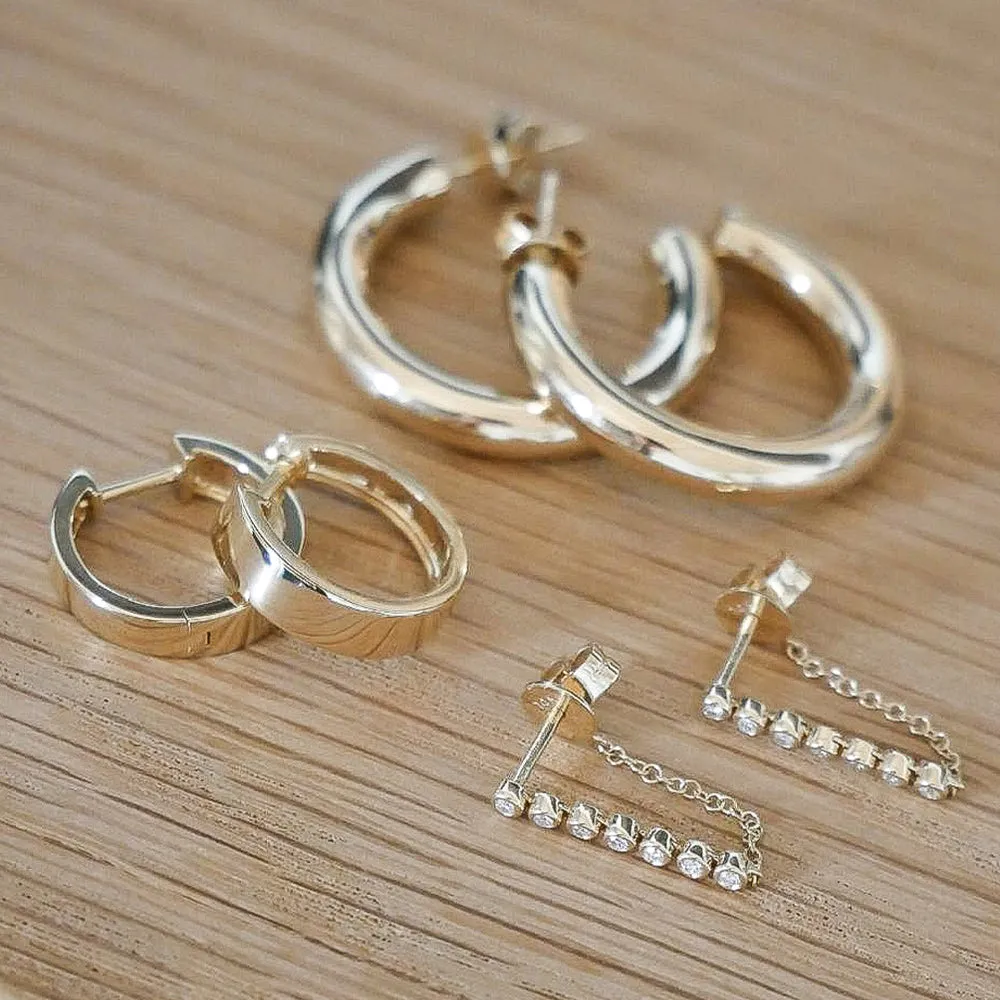 Jumbo Sasha Hoop Earrings