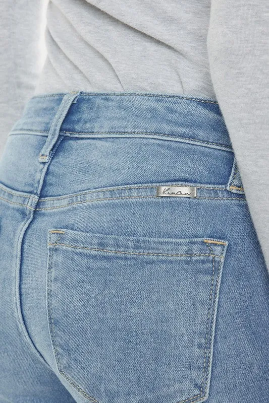 Kan Can - Mid Rise Capri Jean Pants