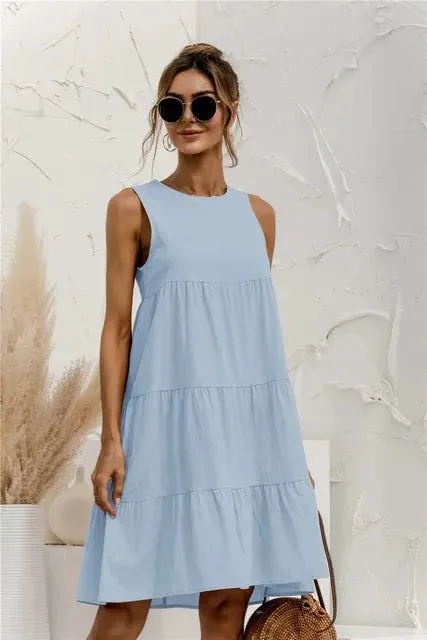 Keturah - Casual Knee Length Woman's Summer Dress