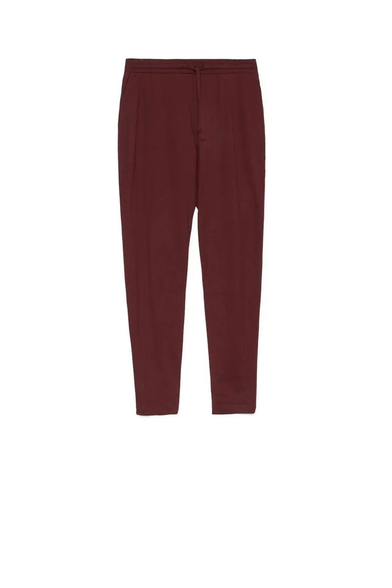 Kowtow Building Block Slim Pant - Wine