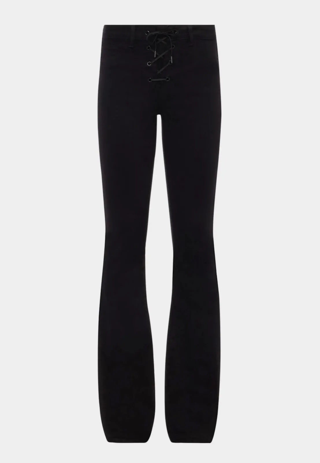 L’AGENCE - Charis Lace-Up Flare Pant - Noir