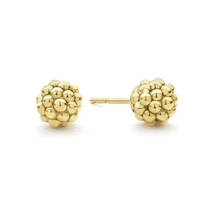 LAGOS Caviar Gold Small Beaded Stud Earrings