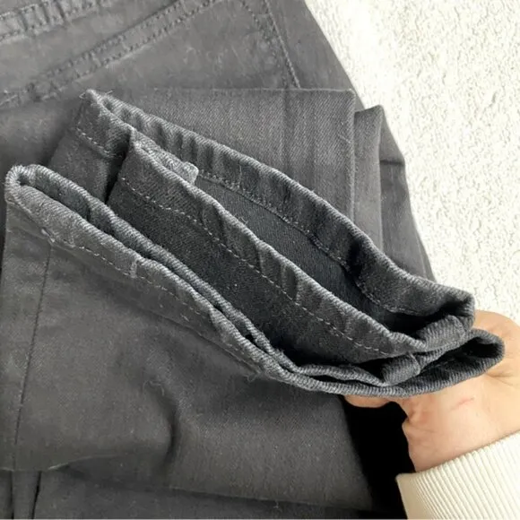 Lauren Ralph Lauren Black Mid Rise Straight Leg Jeans 2
