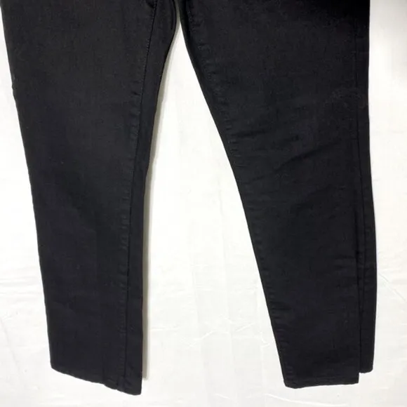 Lauren Ralph Lauren Black Mid Rise Straight Leg Jeans 2