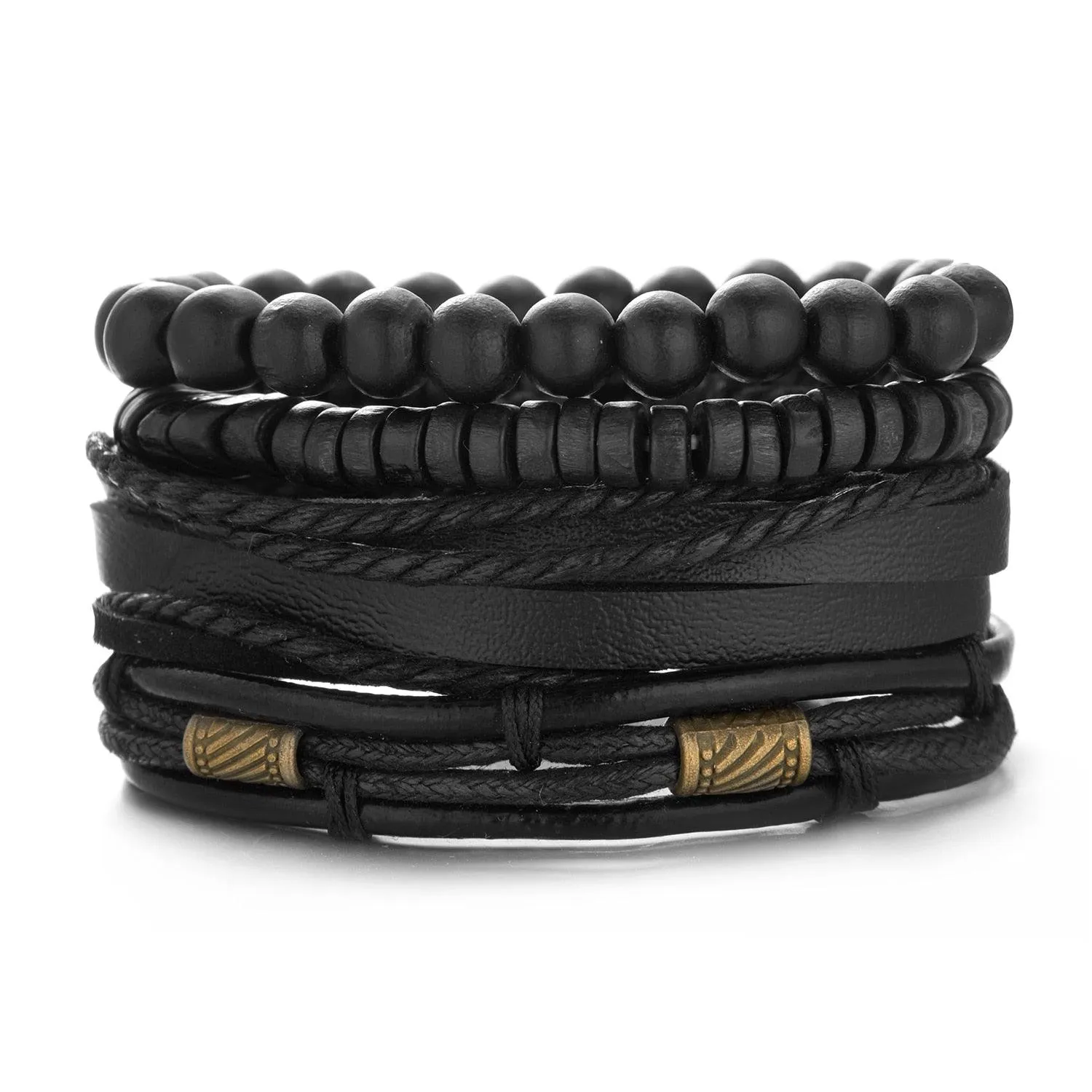 Leather Braid Bracelets Handmade Rope Wrap Bracelet