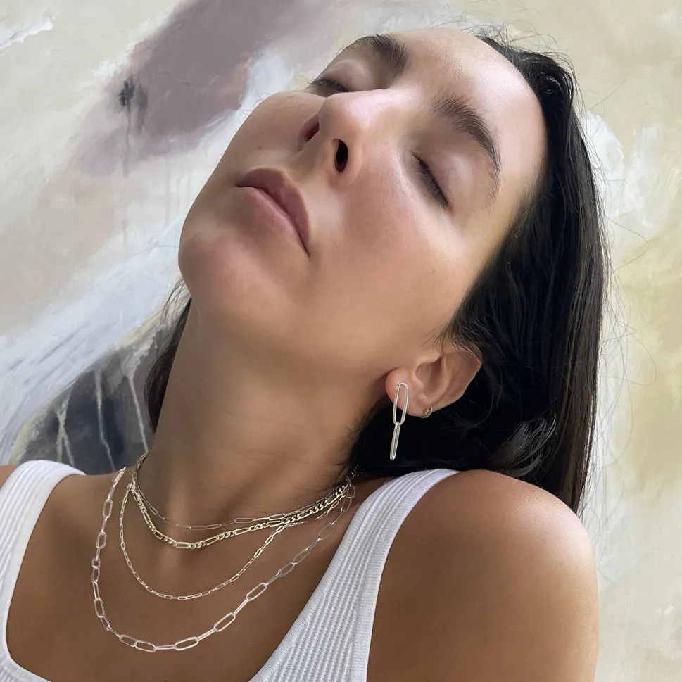Lela Link Drop Earrings