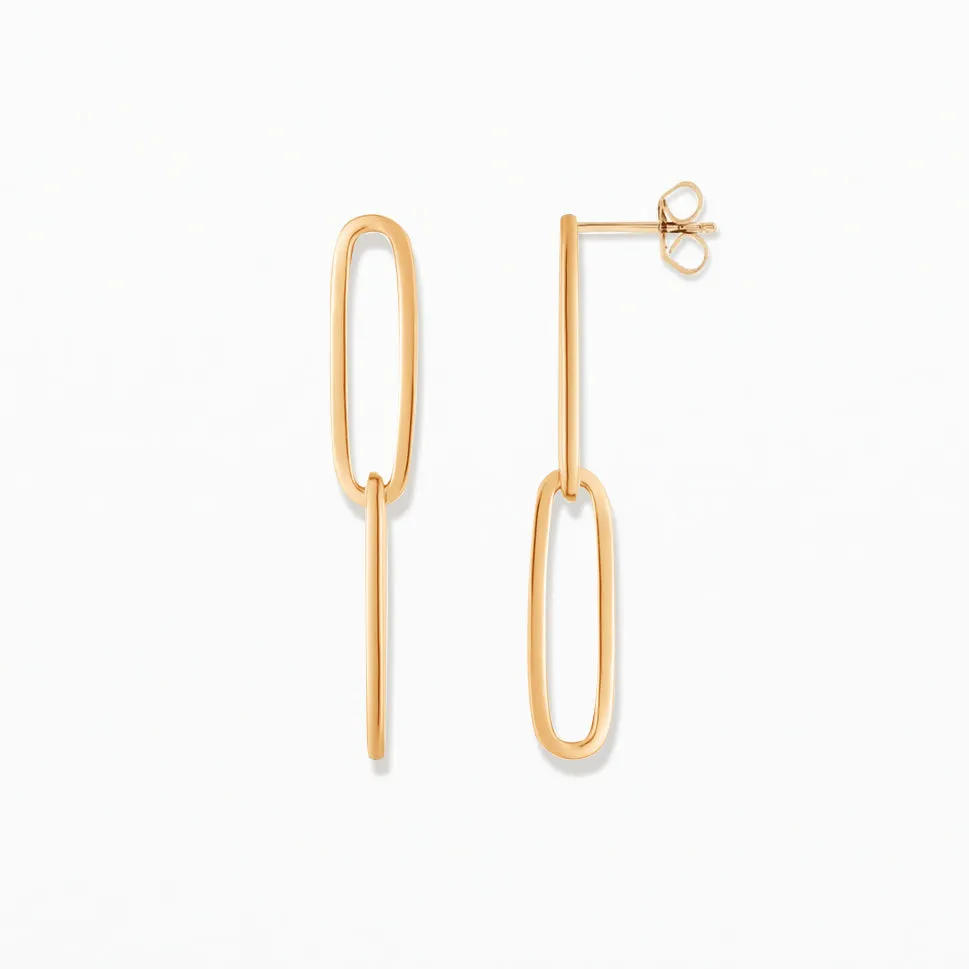Lela Link Drop Earrings