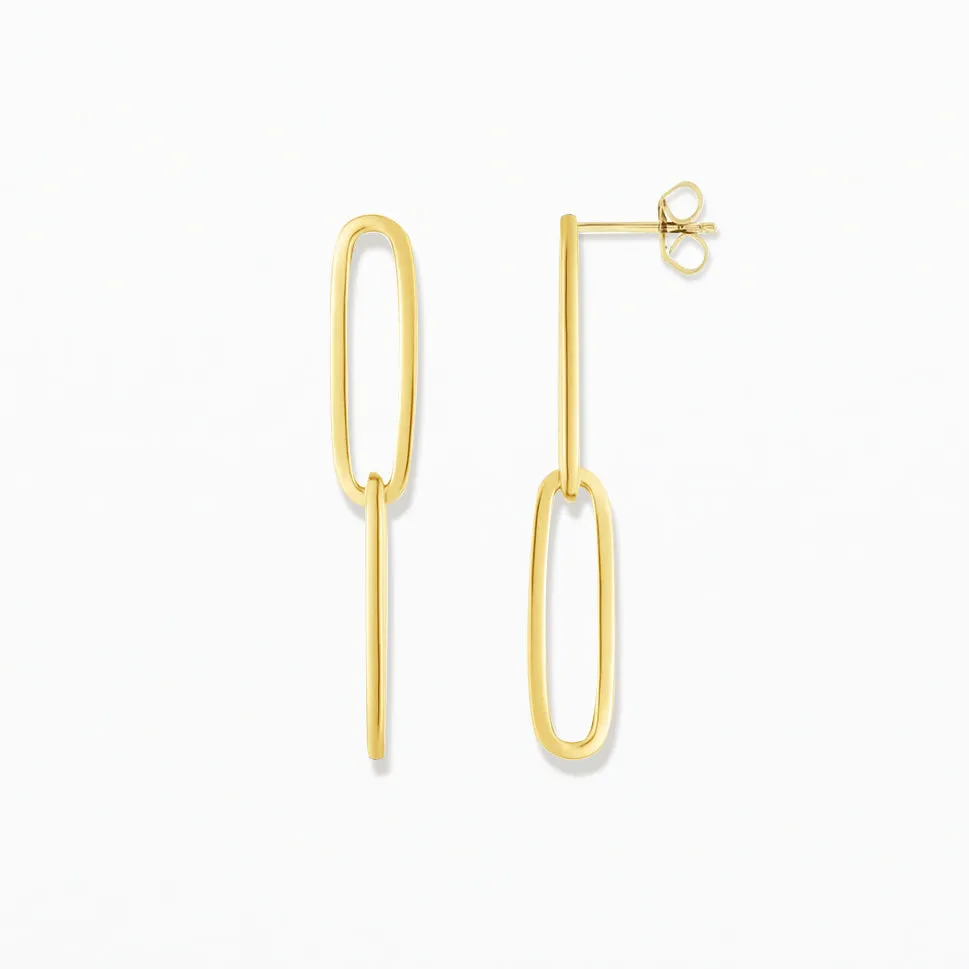 Lela Link Drop Earrings