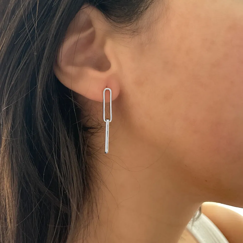 Lela Link Drop Earrings