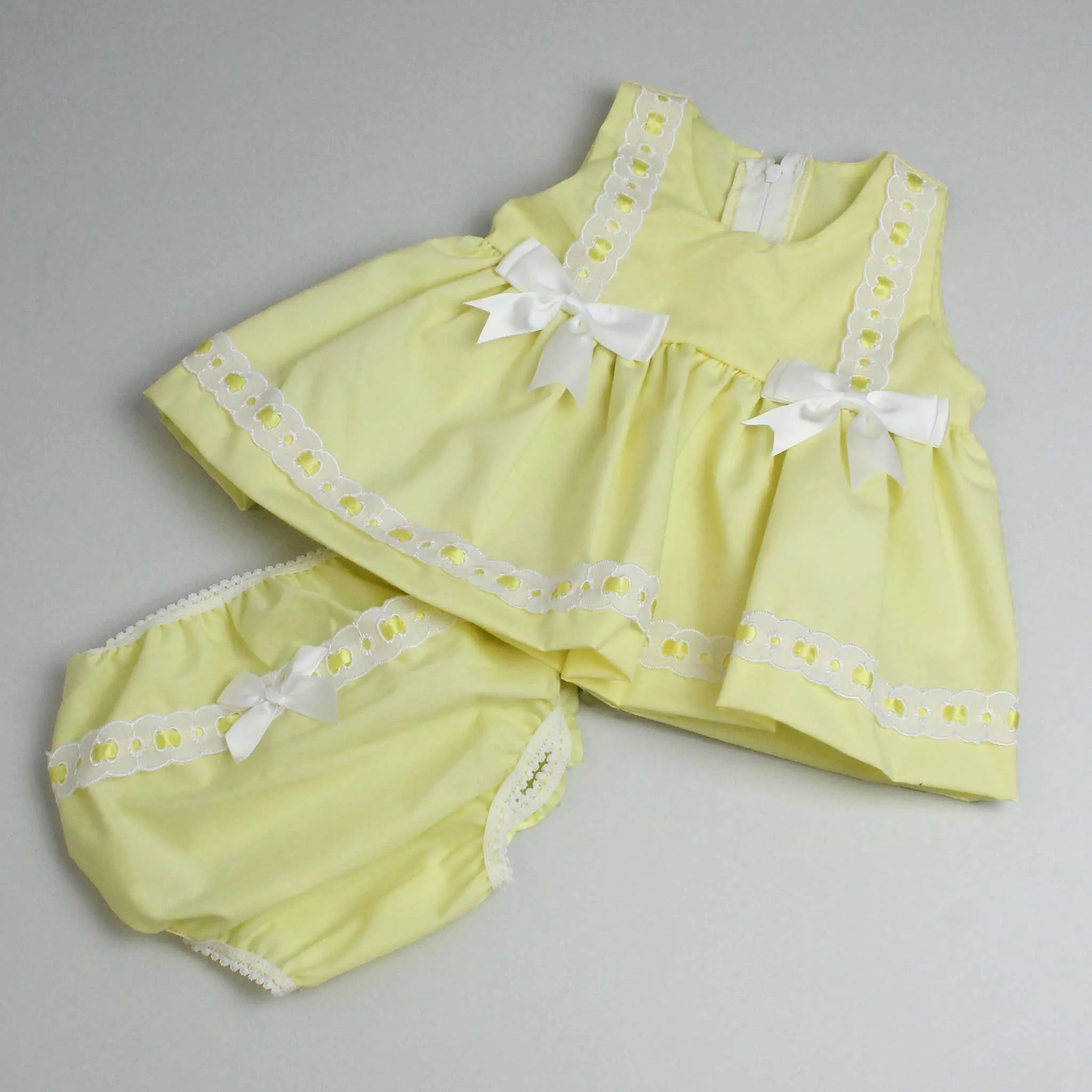 Lemon Dress and Knickers Outfit - Easter Outfit