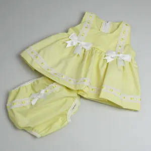 Lemon Dress and Knickers Outfit - Easter Outfit