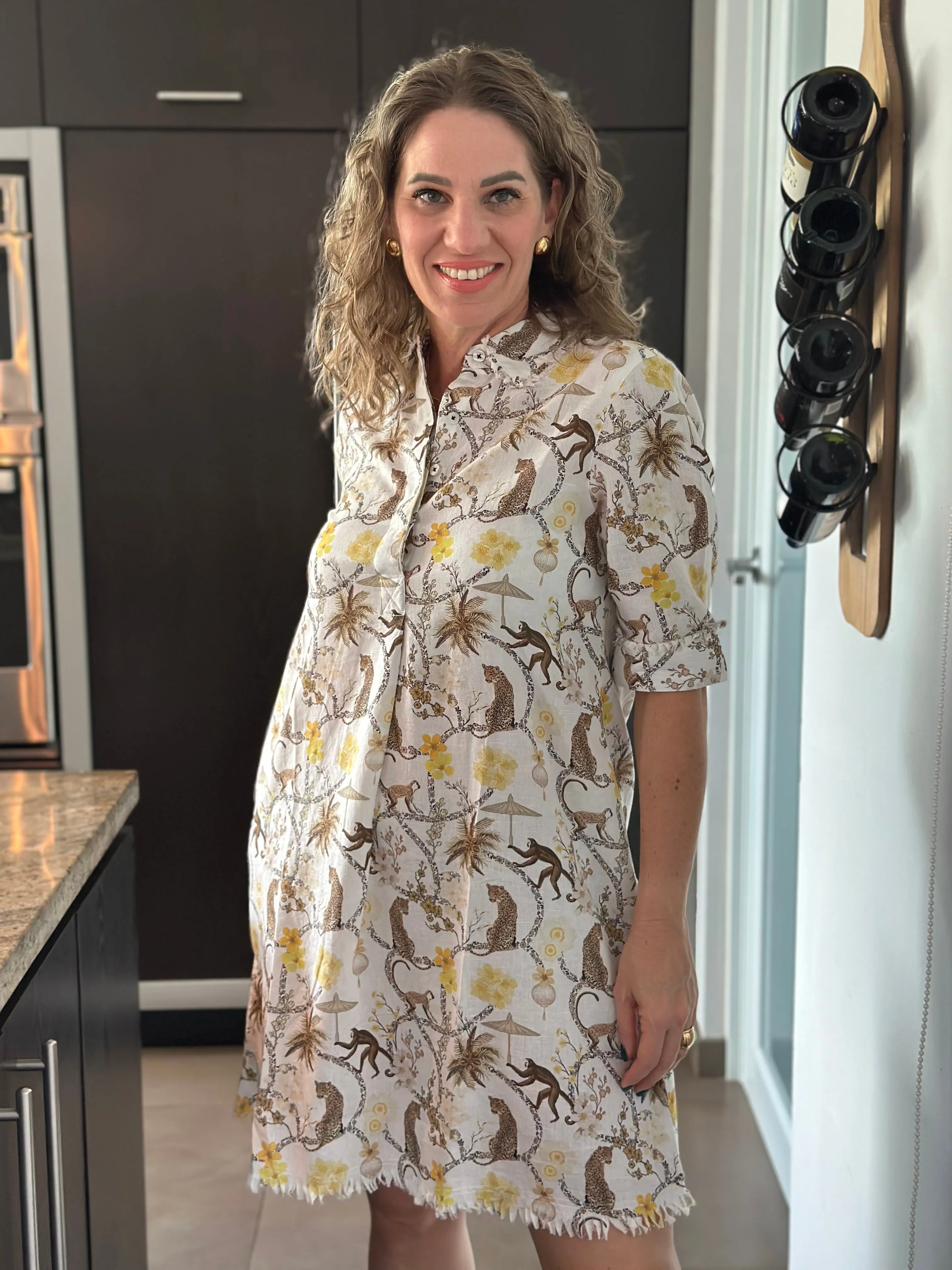 Leopard Lizz Short Dress