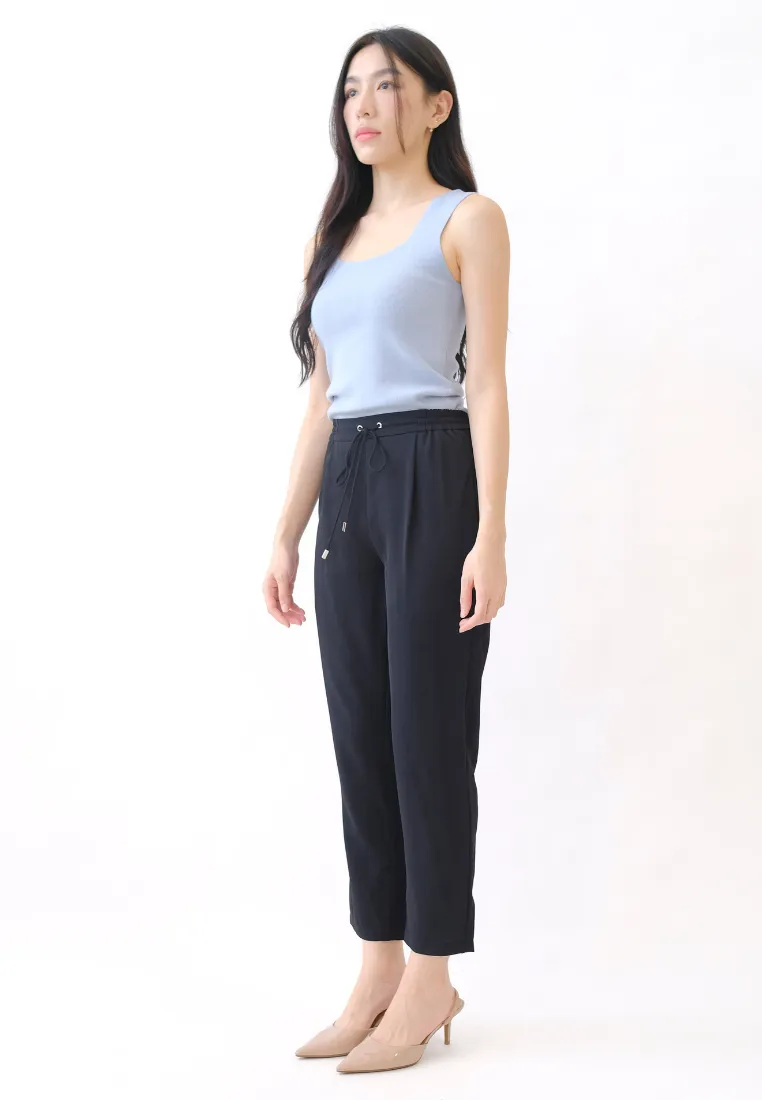 Levine Drawstring Tapered Pants