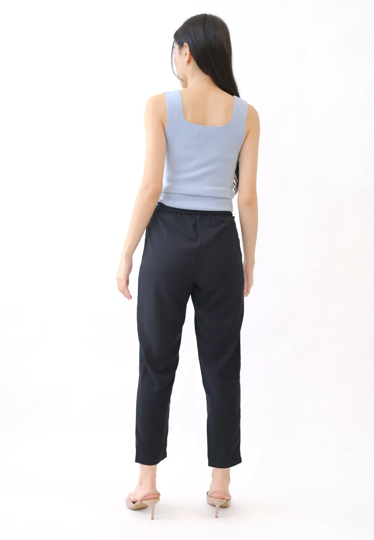 Levine Drawstring Tapered Pants