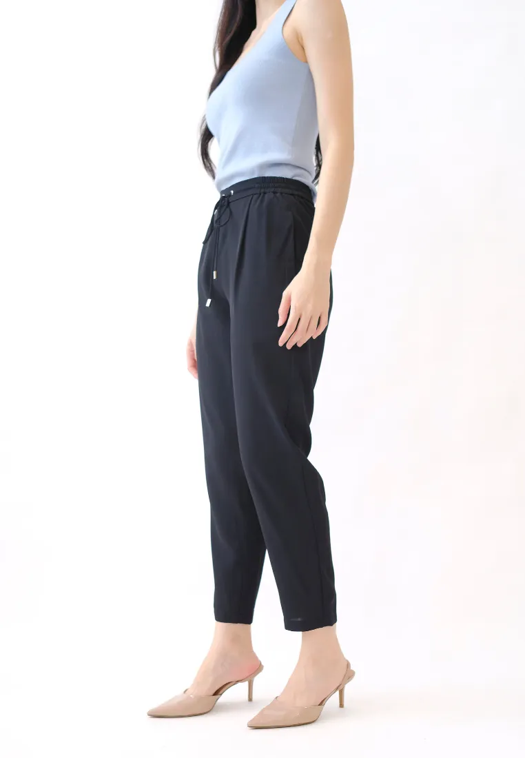 Levine Drawstring Tapered Pants