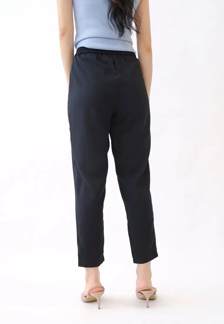 Levine Drawstring Tapered Pants