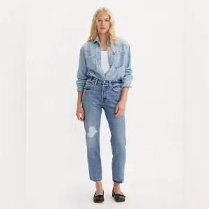 LEVI’s Premium 501® ORIGINAL CROPPED WOMEN'S JEANS -Mega Vibe-Medium Wash-28x28