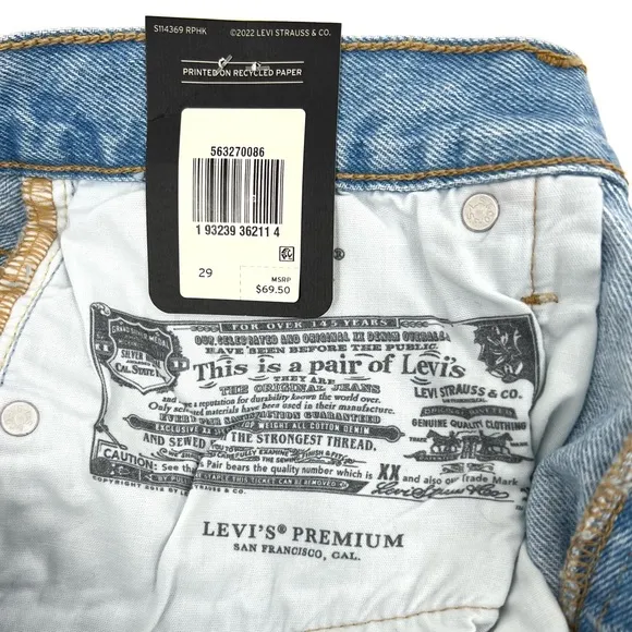 Levi’s Women’s 501 Original Denim Jean Cut Off Shorts