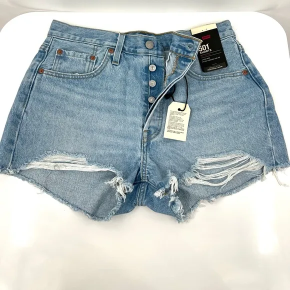 Levi’s Women’s 501 Original Denim Jean Cut Off Shorts