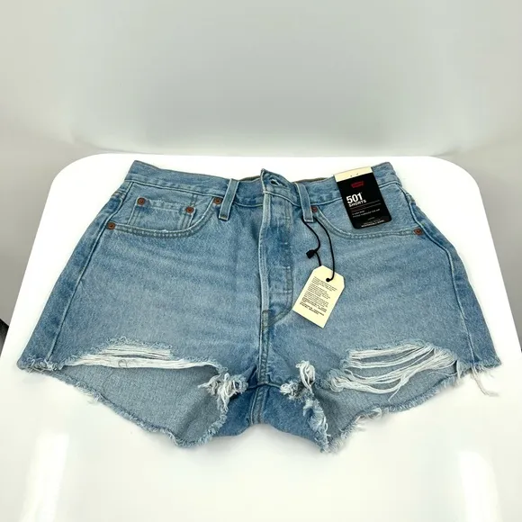 Levi’s Women’s 501 Original Denim Jean Cut Off Shorts