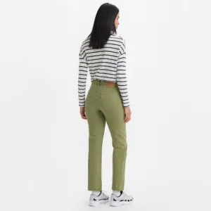 Levi’s|Women’s Wedgie straight olive green jeans,high rise,NWT,size 25•••staple